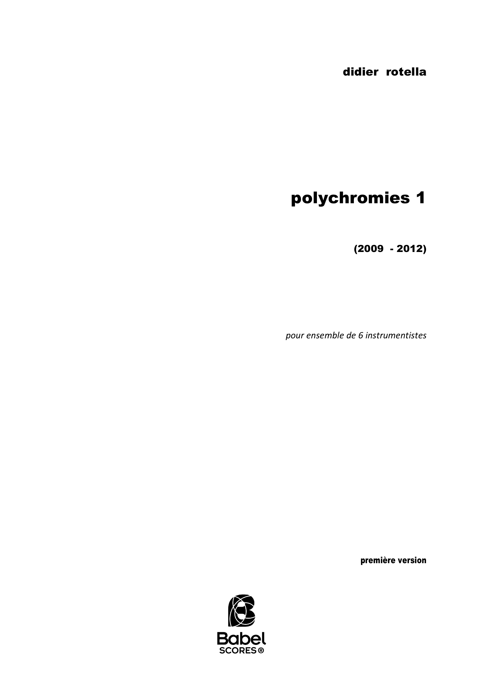 POLYCHROMIES1 z